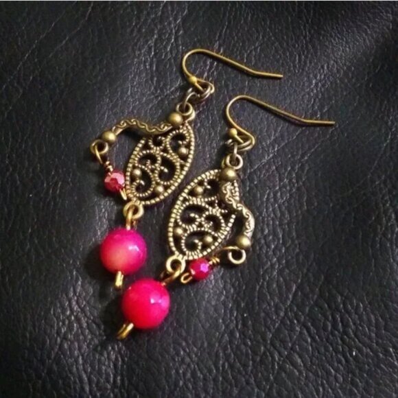 2X/3X Zenana Cranberry Ribbed Crop Top/Bralette/ Sportsbra & Matched Earrings - Picture 3 of 11